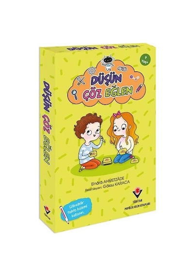 Düşün Çöz Eğlen - Elnara Ahmetzade - Tübitak Yayınları