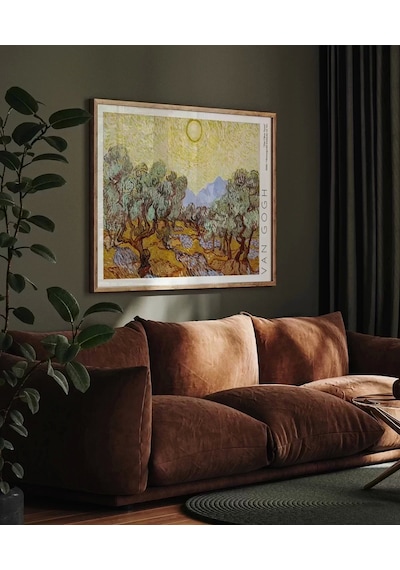 Çerçevesiz Poster Vincent Van Gogh Zeytin Ağaçları
