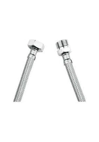 Flex Hortum Bağlantı Elemanı, 3/8 X 3/8 Nipelli, 50 Cm