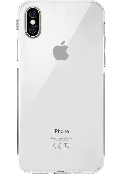 Apple Uyumlu iPhone X Kılıf Kamera Korumalı Tıpalı Şeffaf Silikon Kapak