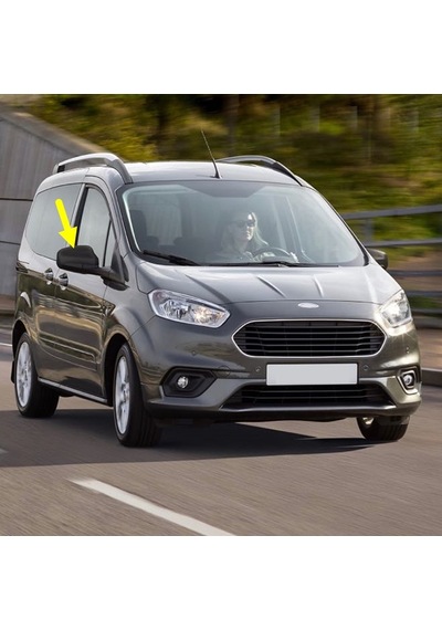 Ford Courier 2017-2023 Sağ Dış Dikiz Ayna Kapağı Siyah Tip
