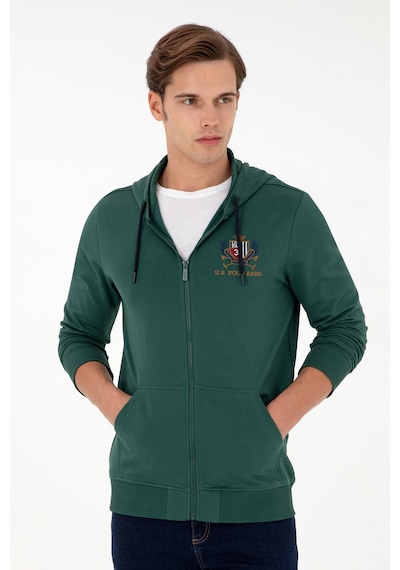 U.s. Polo Assn. Erkek Koyu Yeşil Sweatshirt 50293649-vr079 Koyu Yeşil