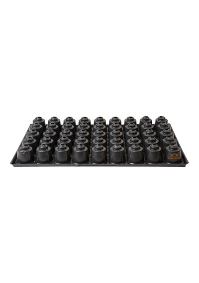 45 Göz Fidelik Yuvarlak - Fide Viyolü - Fidelik (50 Adet)