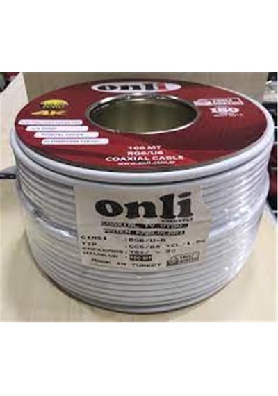 Onli On-9601 Rg6-u6 96 Tel 1,02 Ccs-al 100 Metre Anten Uydu Kablosu