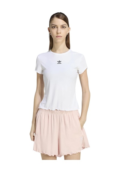 Whıte Adidas Kadın Günlük T-shirt Ess Baby Ss T Ke1107 Beyaz