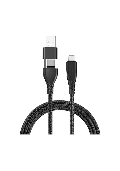 ALLY 36121 2in1 USB Lightning To PD Kablosu + USB Kablo