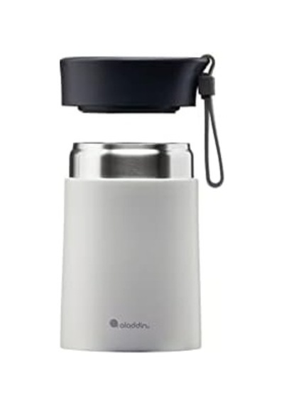 Aladdin Bistro Thermavac Paslanmaz Çelik Yemek Termosu, Gri Stone Grey , 0.4 L 6998