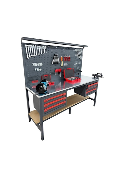Takpower 2 Metre Dolu Takım Tezgahı 6 Çekmeceli Premium
