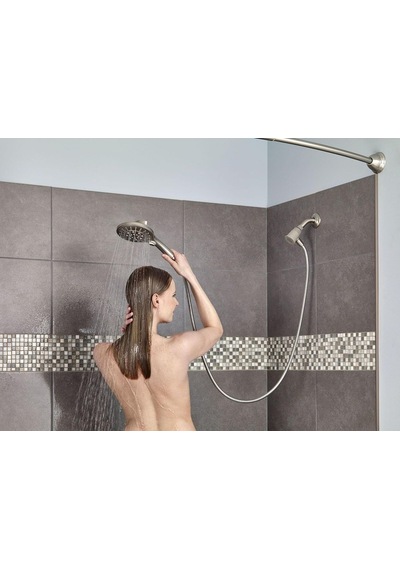 Moen Sr2201bn Duş Perdesi Halkası, Fırçalanmış Nikel Çok Renkli