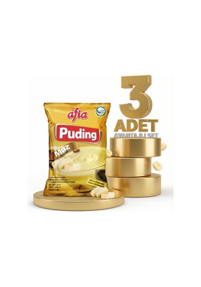 Afia Muzlu Puding 3x125 Gr