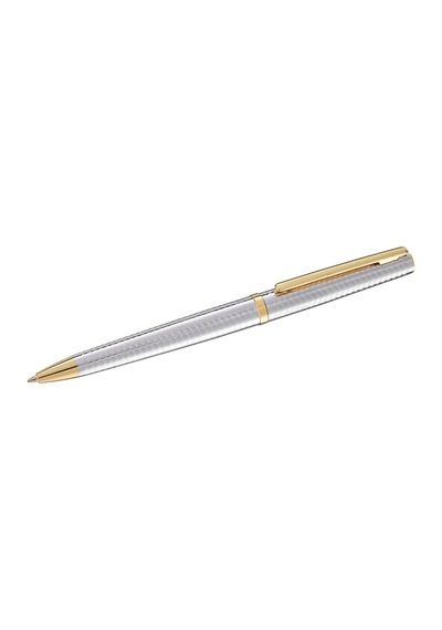 Steelpen Slim Serisi 8131 Krom Gold Tükenmez Kalem Çok Renkli