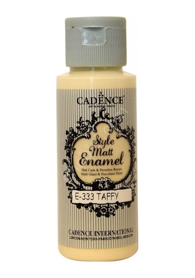 Cadence Enamel Cam ve Porselen Boyası - 333 Taffy