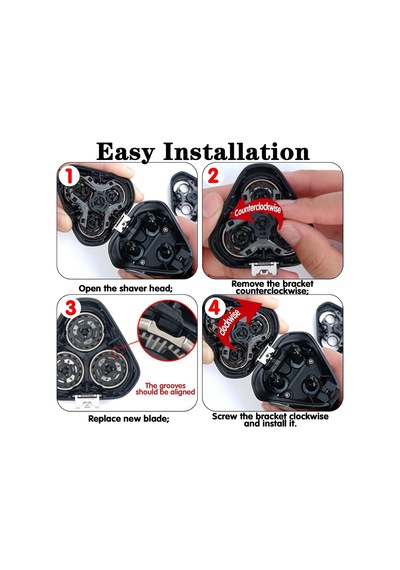 6 Paket Sh30 Yedek Kafa Ph İps No Lco Serisi 3000, 2000 1000 Sw37xx Xz58x Tıklama Ve Stil İle Uyumlu, Islak Kuru Elektrikli Tıraş Makinesi Tıraş İçin Temizleme Fırçası İle 3000 Yedek Bıçak