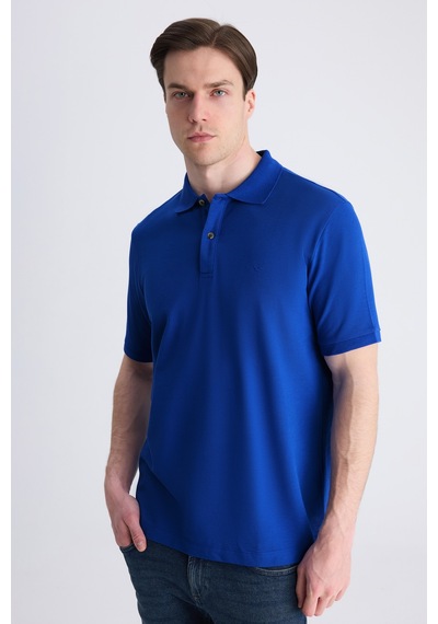 D's Damat Ds Damat Regular Fit Saks Mavi Pike Dokulu %100 Pamuklu T-shirt 4hc140211213m 750