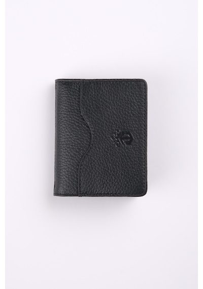Ancora Leather Hakiki Deri Kartlık-26207 Siyah - Yeşil