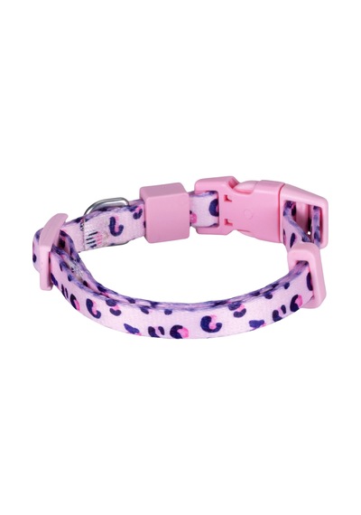 Swissplus Urban Paws Pink Leo Recycled Köpek Tasması - 10 Mm Beyaz - Pembe