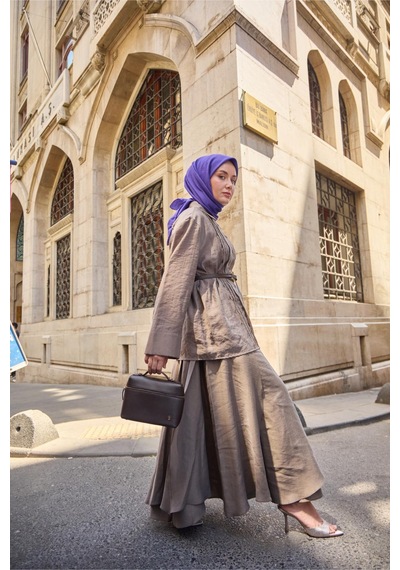 Silk Home Monogram Pamuk İpek Eşarp 130001-16 Parlament Mavisi