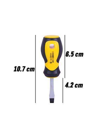Klasik Topaç Düz Uçlu Tornavida 6x38 MM N1110789