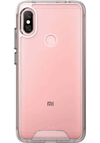 Xiaomi Redmi Note 6 Pro Kılıf Zore Gard Silikon Renksiz