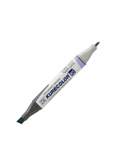 Hobi-Marketart Zig Kurecolor Twin S Marker Grafik Çizim Kalemi 825 Blue Gray 2 - 248816611