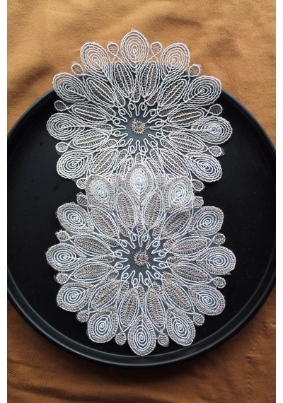 6 Adet Fransız Tarzı Modern Krem Vizon Beau Decor Bardak Altlığı Bej