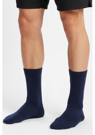 Allunique Unisex Ekstra Yumuşak Dikişsiz Lacivert Soket Çorap Lacivert