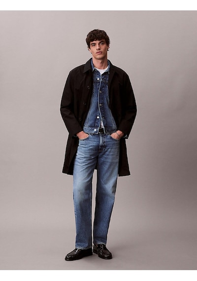 Calvin Klein Erkek 90s Straight Fit Andrew Jean-14935 Mavi