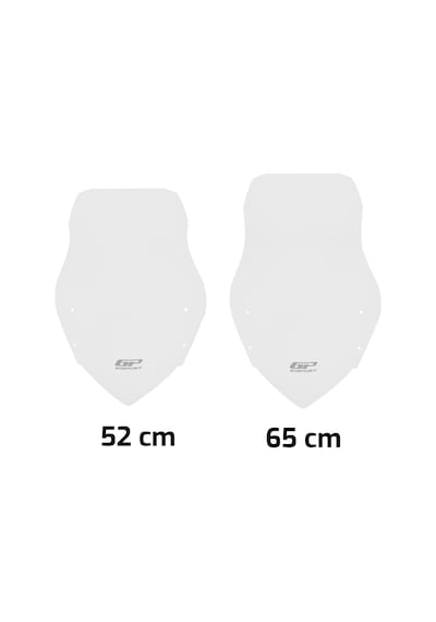Gp Kompozit Honda Cb125f 2025 Uyumlu Ön Cam Şeffaf 52 Cm