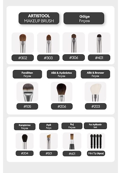 Missha Artistool Foundation Brush Ultra Yumuşak Dokulu Fondöten Fırçası #105