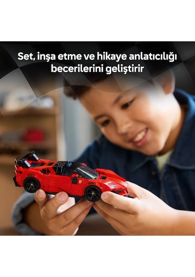 LEGO® Speed Champions Ferrari SF90 XX Stradale Spor Araba 77254 - 9 Yaş ve Üzeri Çocuklar için Oyuncak Yapım Seti (339 Parça)LEGO® Speed Champions Ferrari SF90 XX Stradale Spor Araba 77254 - 9 Yaş ve Üzeri Çocuklar için Oyuncak Yapım Seti (339 Parça)