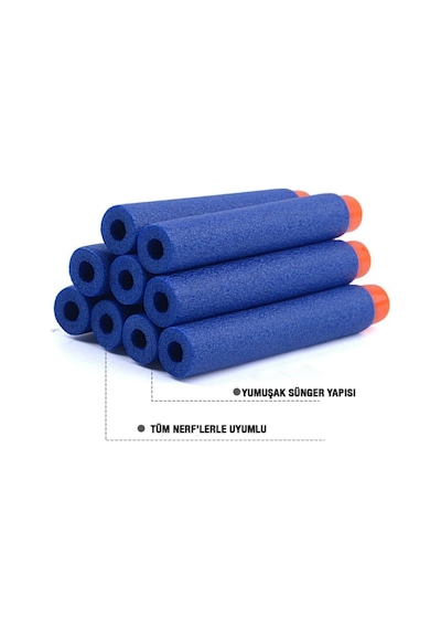 Nerf Yedek Mermi 60 Lı Nörf Oyuncak Yumuşak Sünger Mermi