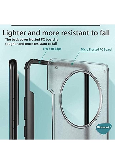 Xiaomi Mi 14 Ultra Kılıf Frosted Frame Siyah Mi 14 Ultra İle Uyumlu Kılıf - Siyah 50 x 22