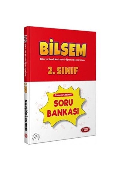 Data Yayınları 2.Sınıf Bilsem Soru Bankası Tamamı Çözümlü Yeni Ta