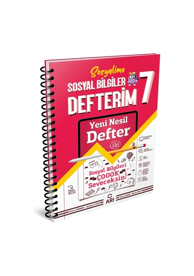 7. Sınıf Sosyal Bilgiler Defterim Sosyalimo Yeni Nesil Defter Arı