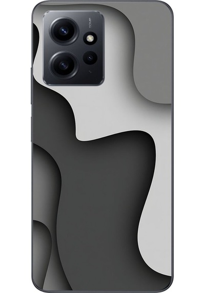 Xiaomi Redmi Note 12 Uyumlu Şeffaf Kılıf Wallpaper 2 Tasarımlı