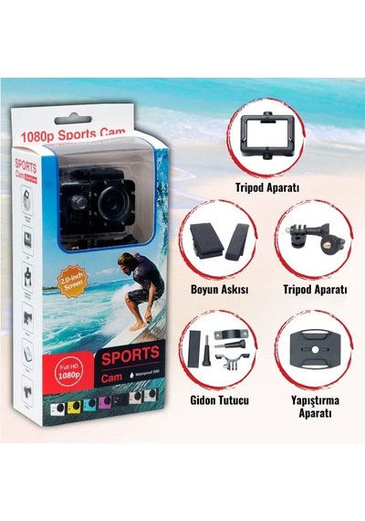 Apronx Ax-gr101 1080p Hd Waterproof 30m Action Camera