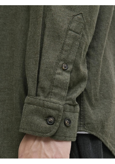 Jack & Jones Erkek Dügme Kapamali %100 Pamuk Gömlek - Classic - 12278416 Rosin
