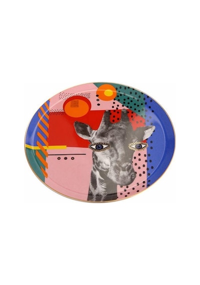Porland Wild Life Giraffe Düz Tabak 28 Cm 04alm005132