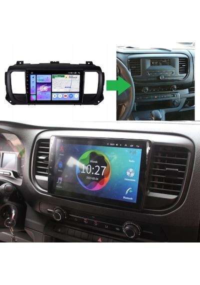 Opel Vivaro Android Multimedya Sistemi 4-64 Clarion 2019-2024 9"