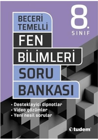 Tudem 8.Sınıf Fen Bilimleri Beceri Temelli Soru  Bankası