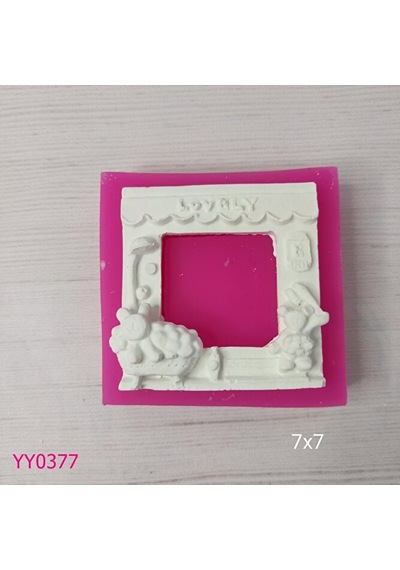 Yy0377 Küvetli Kare Çerçeve Silikon Kalıp