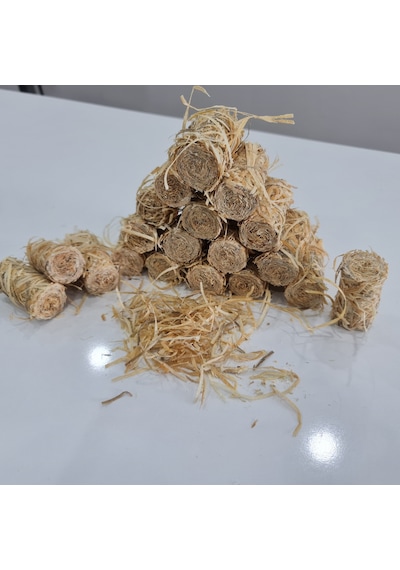 Odun Yünü Tutuşturucu / Bbq, Mangal, Soba, Şömine Tutuşturucu / 75 Ad - 1000 Gr / Baba's Bbq