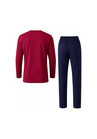 Mutlu City Erkek İnterlok Rahat Kalıp Sade Model Sıfır Yaka Pamuk Pijama Takımı 6789 Bordo Mutlu City Erkek İnterlok Rahat Kalıp Sade Model Sıfır Yaka Pamuk Pijama Takımı 6789 Bordo