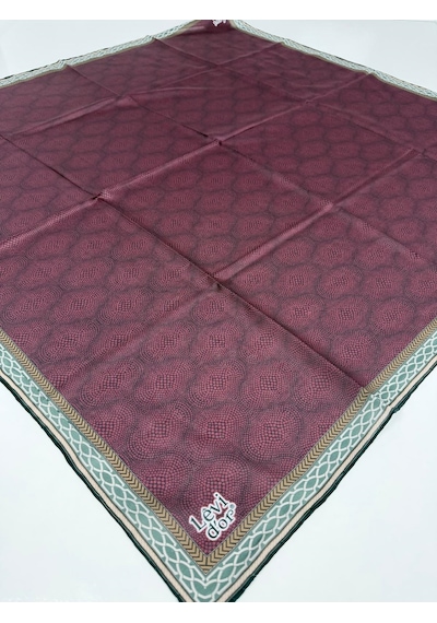 Levidor Lotus Desen Eşarp - 06107 Bordo-09