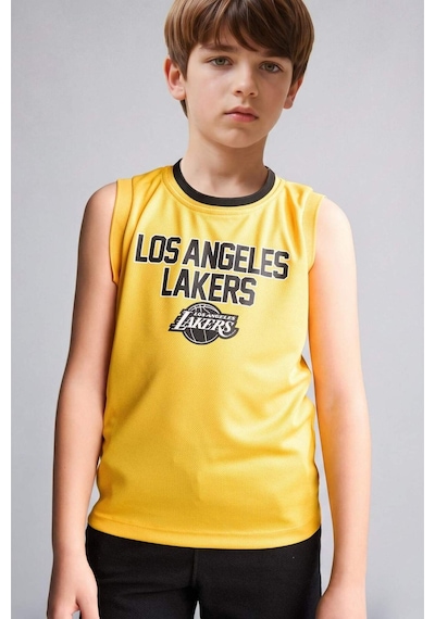 Defacto Nba Los Angeles Lakers Bisiklet Yaka Atlet Erkek Çocuk H2954a826hsyl201 Sarı-yl201