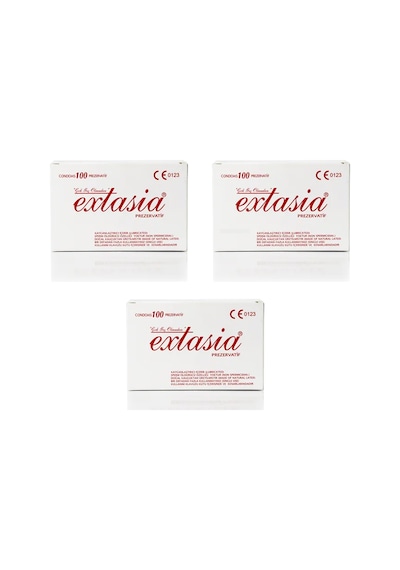 EXTASİA PREZERVATİF 100 LÜ 3 PAKET