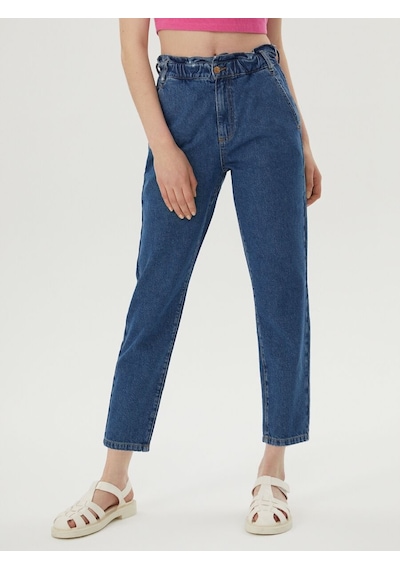 LOFT Baggy Baggy Fit Kadın Pantolon Lf2029030 Q1.v1 Denim