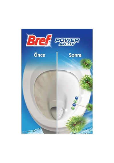 Bref Power Active Çam Ve Lavanta Kokulu 4'lü Klozet Bloğu 4 X 50 G, Çam & Lavanta 4
