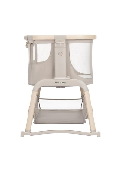 Maxi-Cosi Iora Air Sallanabilen Ahşap Görünümlü Anne Yanı Beşik Beige Eco