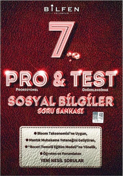 Bilfen Yayınları 7. Sınıf Sosyal Bilgiler Pro&Test Soru Bankası
